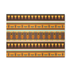 African Masks 5' x 7' Indoor Area Rug