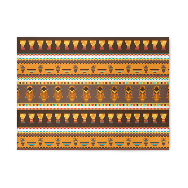 Custom African Masks 5' x 7' Patio Rug