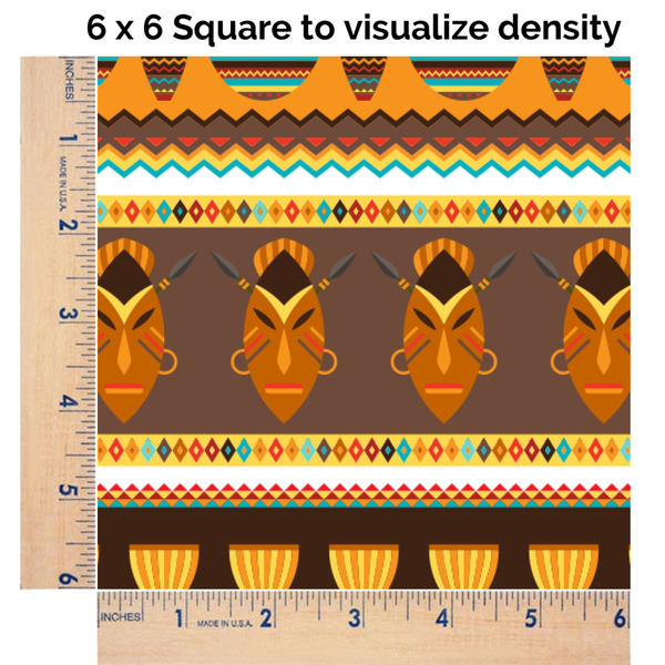 African Masks 6x6 Swatch of Fabric