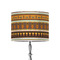 African Masks 8" Drum Lamp Shade - Poly-film