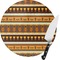 African Masks 8 Inch Small Glass Cutting Board