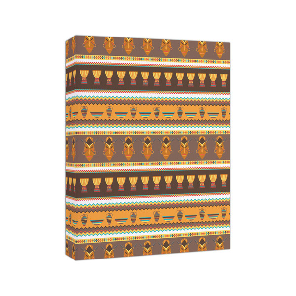 African Masks 8x10 - Canvas Print - Angled View