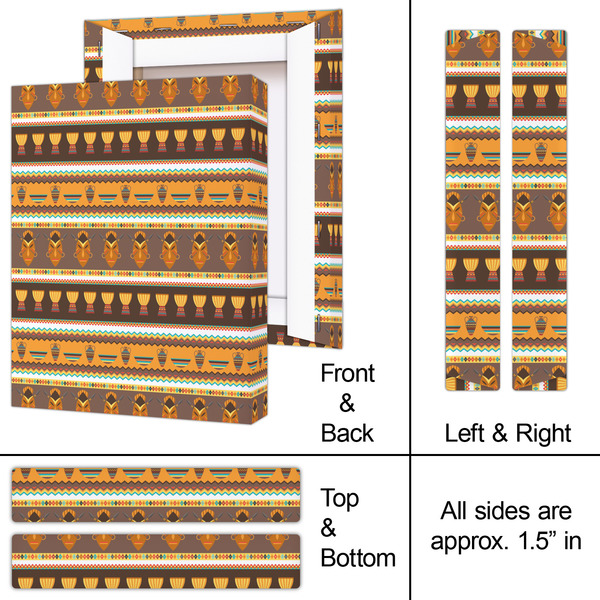 African Masks 8x10 - Canvas Print - Approval