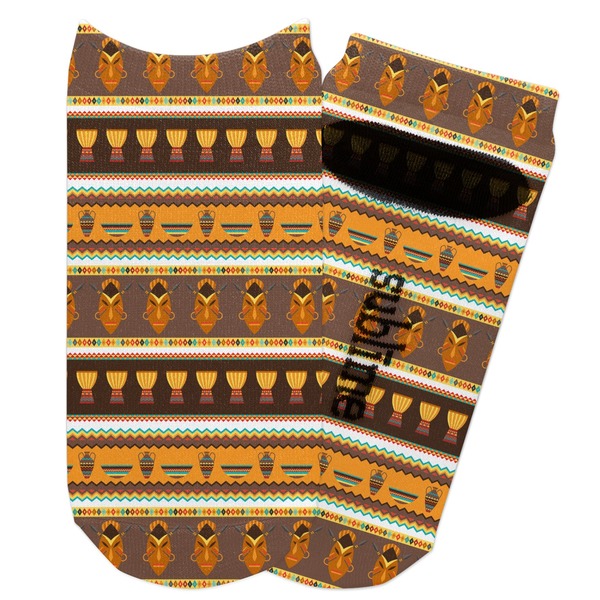 Custom African Masks Adult Ankle Socks