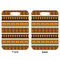 African Masks Aluminum Luggage Tag (Front + Back)
