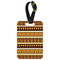 African Masks Metal Luggage Tag