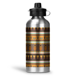African Masks Water Bottles - 20 oz - Aluminum