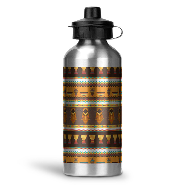 Custom African Masks Water Bottle - Aluminum - 20 oz