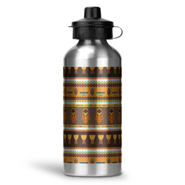 Custom African Masks Water Bottles - 20 oz - Aluminum