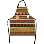 African Masks Apron With Pockets
