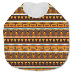 African Masks Jersey Knit Baby Bib