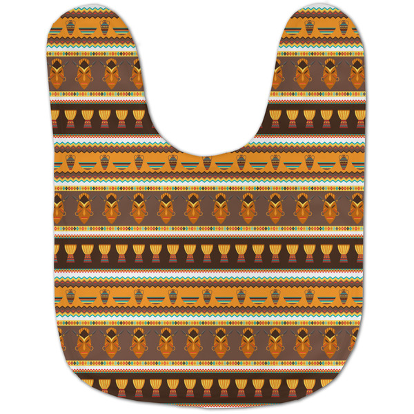 African Masks Baby Bib - AFT flat
