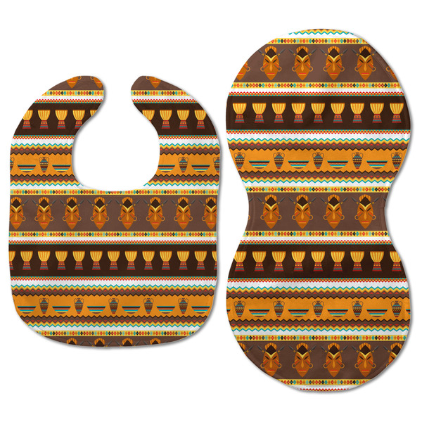 African Masks Baby Bib & Burp Set - Approval (new bib & burp)