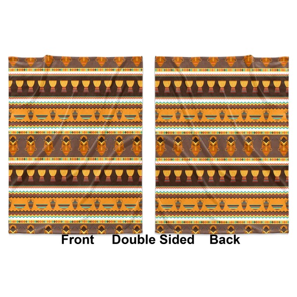African Masks Baby Blanket (Double Sided - Printed Front and Back)
