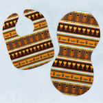 African Masks Baby Bib & Burp Set
