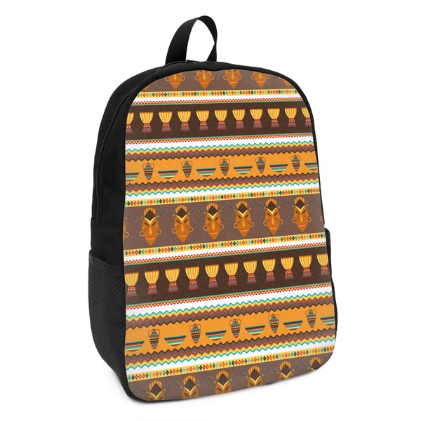 Custom African Masks Kids Backpack