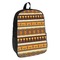 African Masks Backpack - angled view