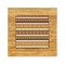 African Masks Bamboo Trivet with 6" Tile - FRONT