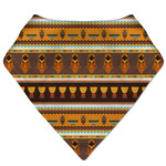 African Masks Bandana Bib