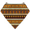 African Masks Bandana Bib