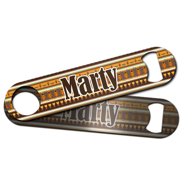 African Masks Bar Bottle Opener - Main