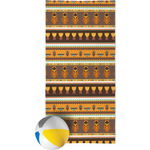 African Masks Beach Towel