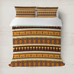 African Masks Duvet Cover