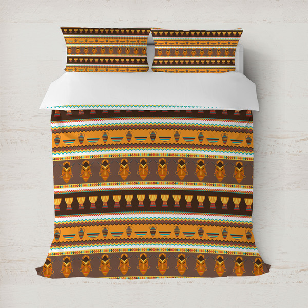 Custom African Masks Duvet Cover