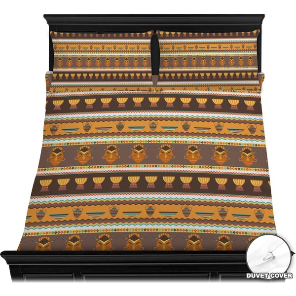 African Masks Bedding Set (Queen) - Duvet