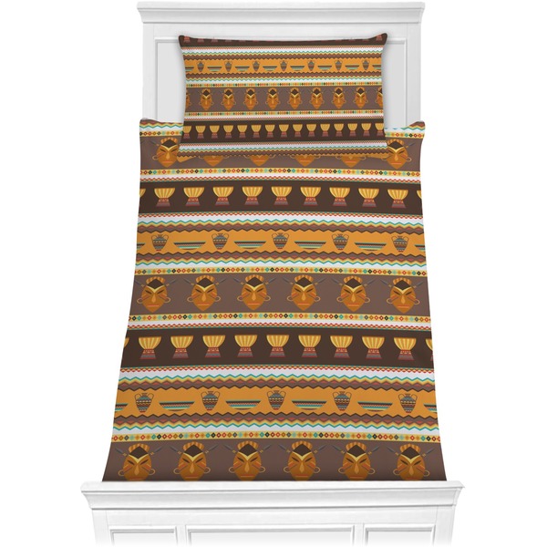 Custom African Masks Comforter Set - Twin XL