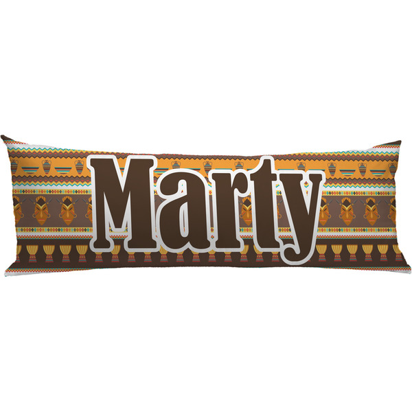 Custom African Masks Body Pillow Case