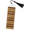 African Masks Bookmark with tassel - Flat