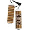 African Masks Bookmark with tassel - Front and Back