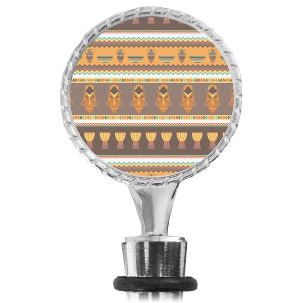 African Masks Bottle Stopper Main View