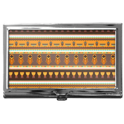 African Masks Business Card Case