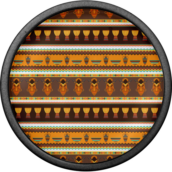 African Masks Cabinet Knob - Black - Front