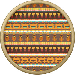 African Masks Cabinet Knob - Gold