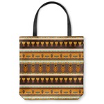 African Masks Canvas Tote Bag - Small - 13"x13"