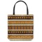 African Masks Canvas Tote Bag - Small - 13"x13"