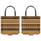 African Masks Canvas Tote - Front and Back