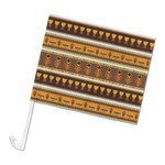 African Masks Car Flag