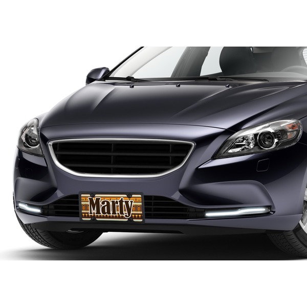 African Masks Car License Plate Lifestyle