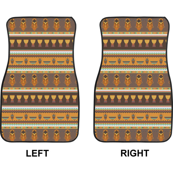 African Masks Car Mat Front - Approval