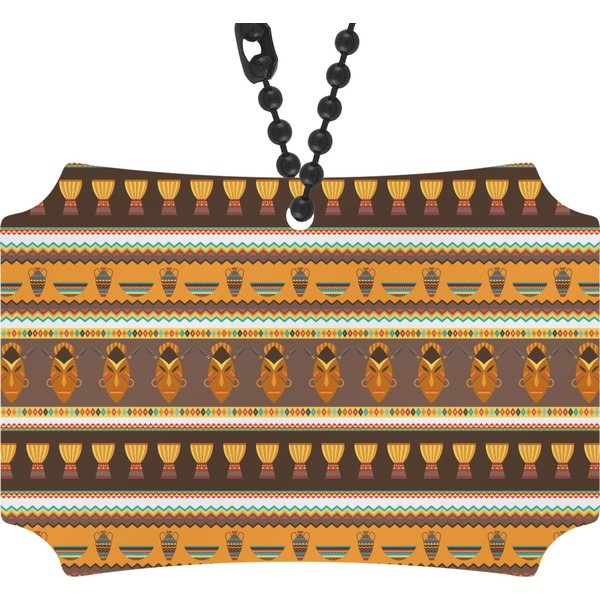 Custom African Masks Rear View Mirror Ornament