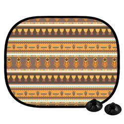 African Masks Car Side Window Sun Shade