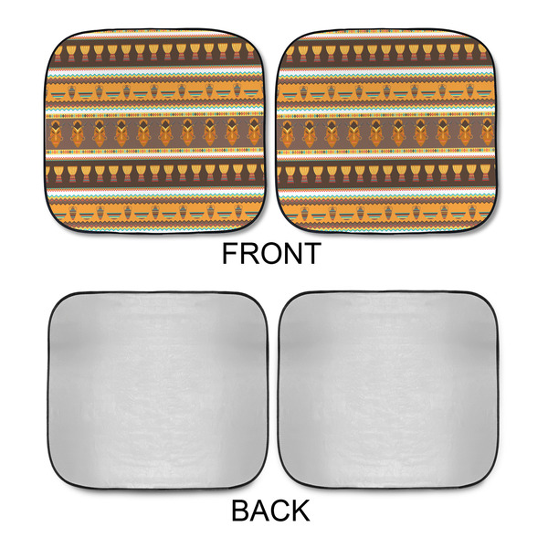African Masks Car Sun Shades - APPROVAL