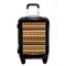 African Masks Carry On Hard Shell Suitcase - Front