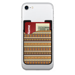 African Masks 2-in-1 Cell Phone Credit Card Holder & Screen Cleaner