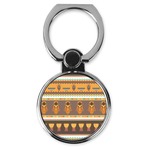 African Masks Cell Phone Ring Stand & Holder