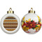 African Masks Ceramic Christmas Ornament - Poinsettias (APPROVAL)